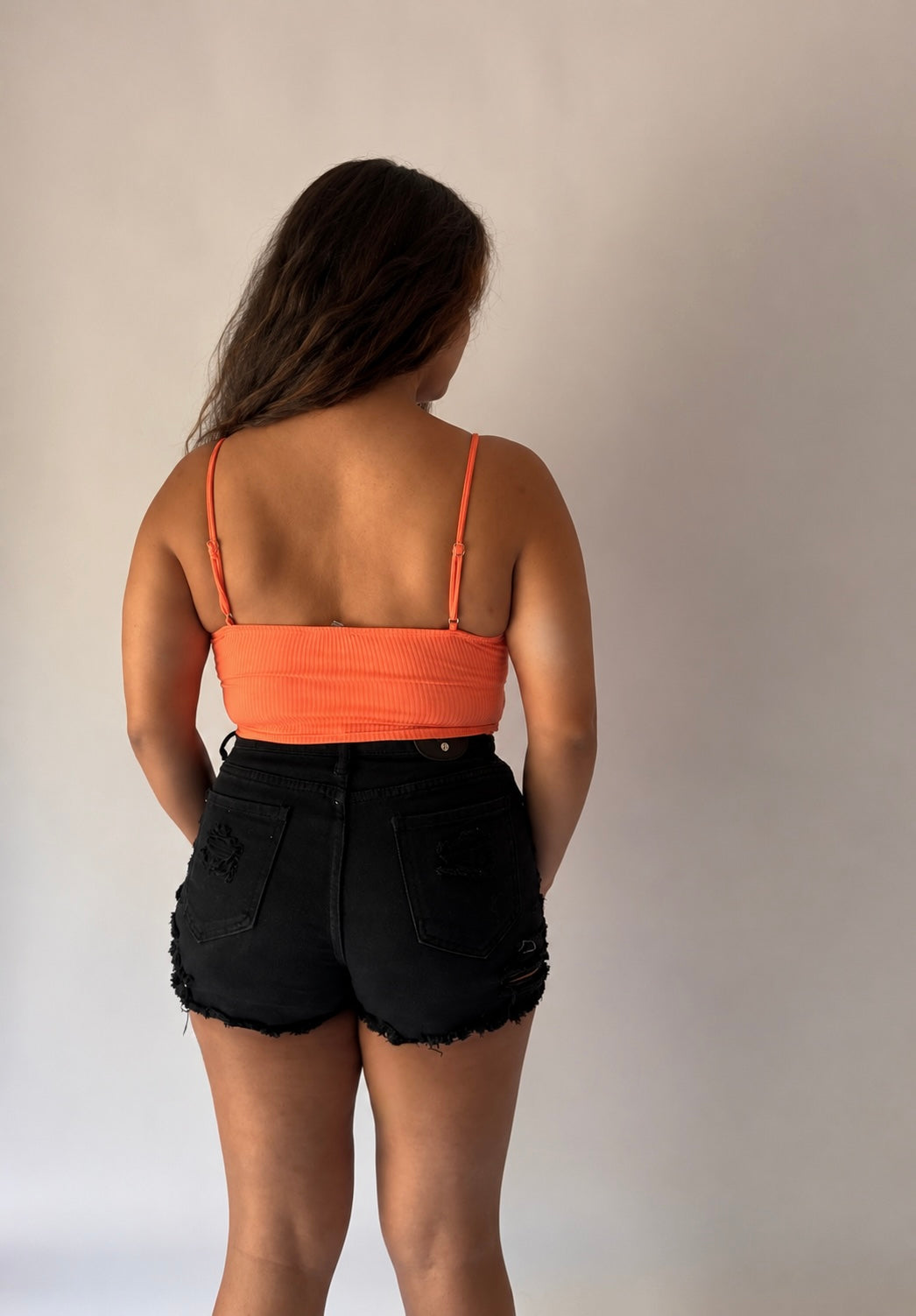 Colorful Tie-Waist Cami Top