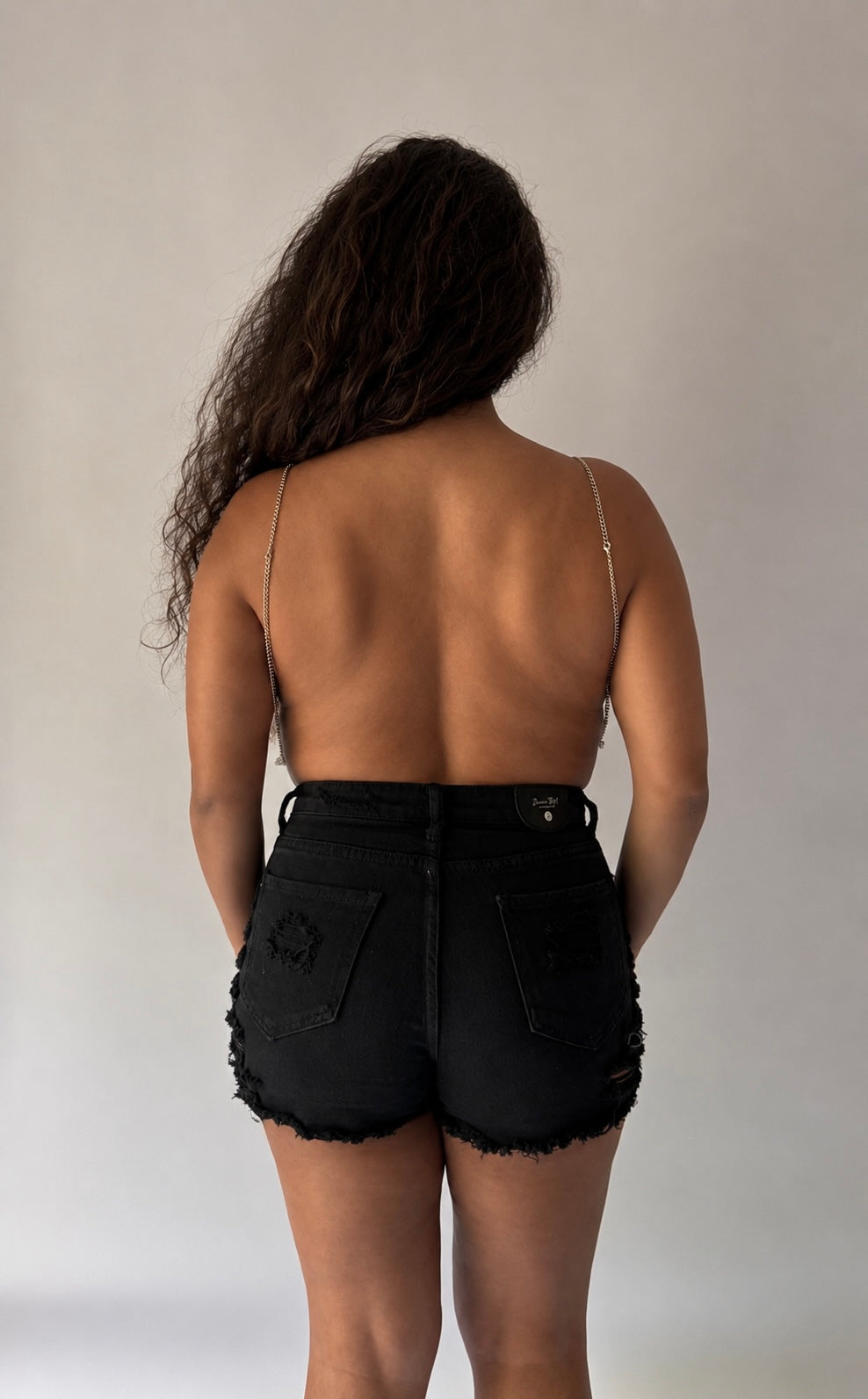 Encanto Chainmail Cowl Halter Top