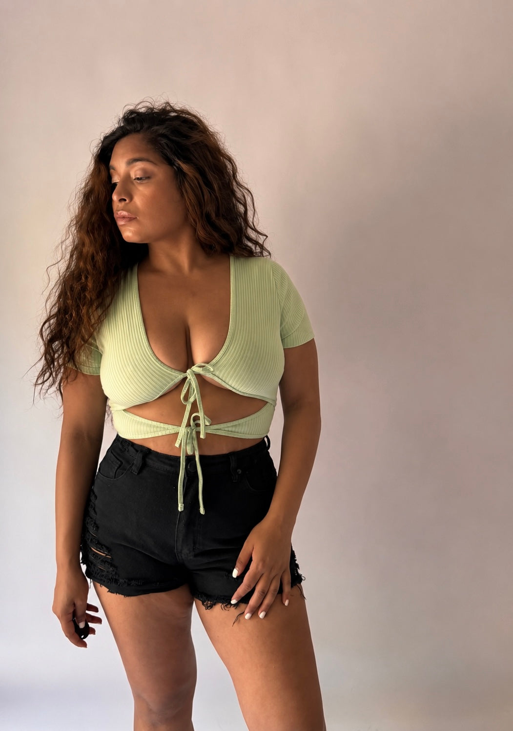 Double Tie-Front Top