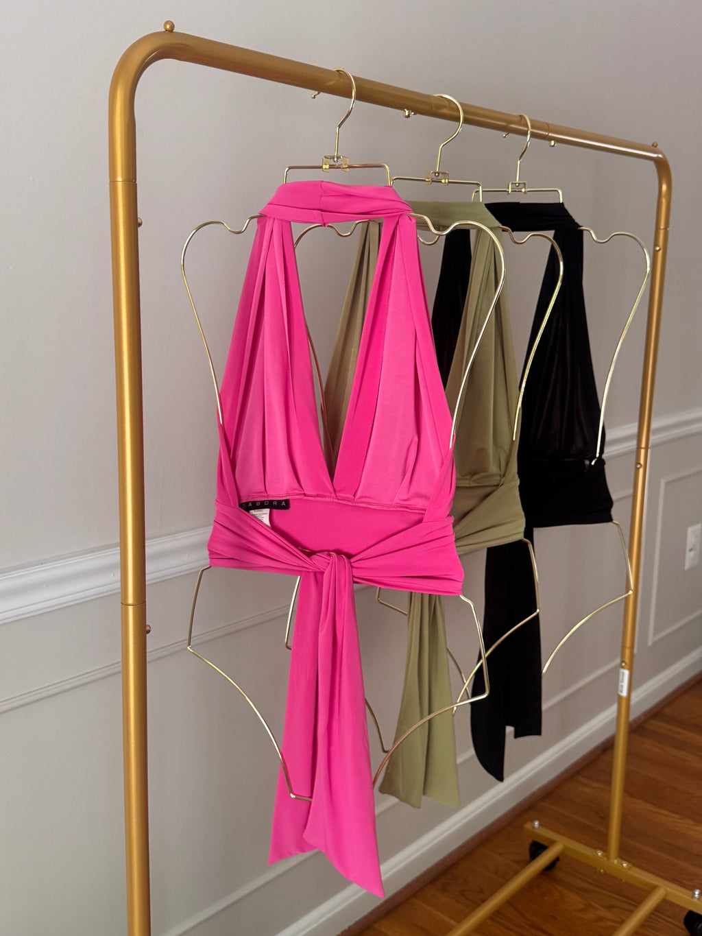 Tesoro Multi-Way Halter Crop Top